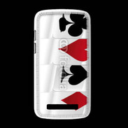 Coque HTC Desire 500 Carte de poker 2