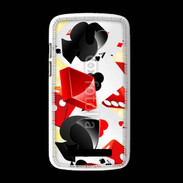Coque HTC Desire 500 Carte et dés en folie