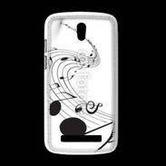 Coque HTC Desire 500 Note de musique 75
