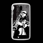 Coque HTC Desire 500 Saxophoniste en dessin 66
