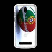Coque HTC Desire 500 Ballon de rugby Portugal