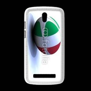 Coque HTC Desire 500 Ballon de rugby Italie