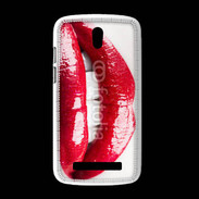 Coque HTC Desire 500 Bouche sexy gloss rouge