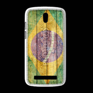 Coque HTC Desire 500 Drapeau Brésil Grunge 510