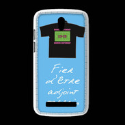 Coque HTC Desire 500 Bonus offensif-Défensif Adjoint terrain Bleu 2