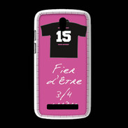 Coque HTC Desire 500 3/4 arrière Bonus offensif-défensif Rose 2