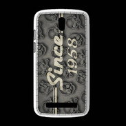 Coque HTC Desire 500 Since crane gris 1958