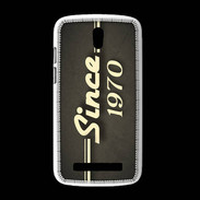 Coque HTC Desire 500 Since 1970 gris