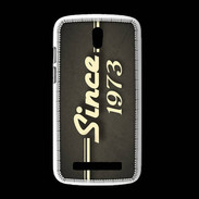 Coque HTC Desire 500 Since 1973 gris