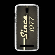 Coque HTC Desire 500 Since 1977 gris
