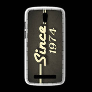 Coque HTC Desire 500 Since 1974 gris