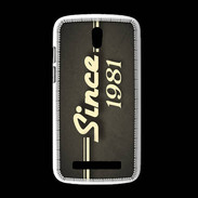 Coque HTC Desire 500 Since 1981 gris