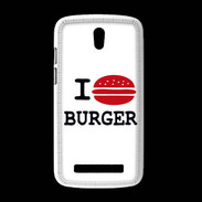 Coque HTC Desire 500 I love Burger