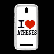 Coque HTC Desire 500 I love Athenes