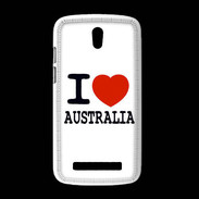 Coque HTC Desire 500 I love Australia