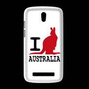 Coque HTC Desire 500 I love Australia 2
