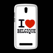 Coque HTC Desire 500 I love Belgique