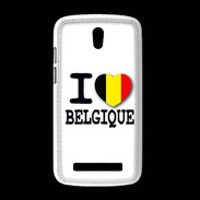 Coque HTC Desire 500 I love Belgique 2