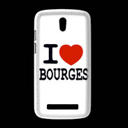 Coque HTC Desire 500 I love Bourges