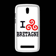 Coque HTC Desire 500 I love Bretagne 2
