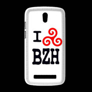 Coque HTC Desire 500 I love BZH 2