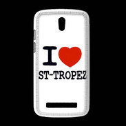 Coque HTC Desire 500 I love Saint Tropez