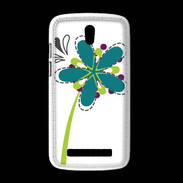 Coque HTC Desire 500 fleurs 2