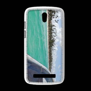 Coque HTC Desire 500 Bord de plage en bateau