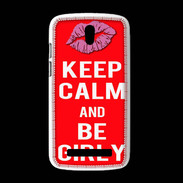Coque HTC Desire 500 Keep calm Girly Rouge