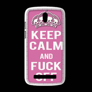 Coque HTC Desire 500 Keep Calm Fuck Off Rose