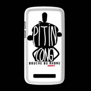 Coque HTC Desire 500 Adishatz Humour Bouche du Rhone