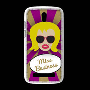 Coque HTC Desire 500 Miss business Blonde