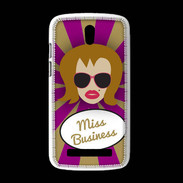 Coque HTC Desire 500 Miss business Rousse