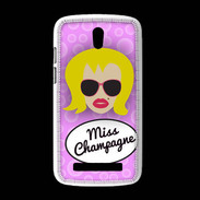 Coque HTC Desire 500 Miss Champagne Blonde