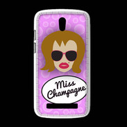 Coque HTC Desire 500 Miss Champagne Rousse
