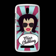 Coque HTC Desire 500 Miss Clubbing Brune
