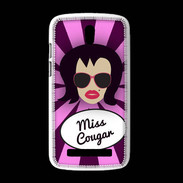 Coque HTC Desire 500 Miss Cougar Brune