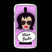 Coque HTC Desire 500 Miss Fiesta Brune