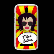Coque HTC Desire 500 Miss Latina Brune