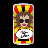 Coque HTC Desire 500 Miss Latina Chatain