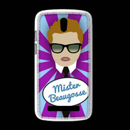 Coque HTC Desire 500 Mister Beau gosse Roux