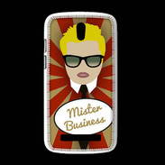 Coque HTC Desire 500 Mister Business Blond