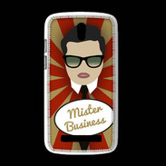 Coque HTC Desire 500 Mister Business Brun