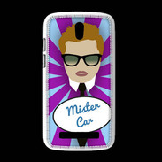 Coque HTC Desire 500 Mister Car Roux