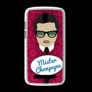 Coque HTC Desire 500 Mister Champagne Brun