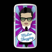 Coque HTC Desire 500 Mister Shopping Brun
