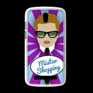 Coque HTC Desire 500 Mister Shopping Roux