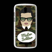 Coque HTC Desire 500 Mister Soldier Brun