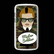 Coque HTC Desire 500 Mister Soldier Roux