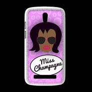 Coque HTC Desire 500 Miss Champagne Black